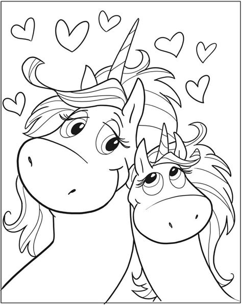 dover publications valentine coloring pages unicorn