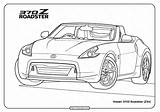 370z 350z Roadster Coloringoo sketch template
