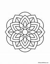 Mandala Coloring Easy Pages Simple Color Pdf Colouring Printable Sheets Ll Actually Want Kids Adults Books Visit Choose Board Disney sketch template