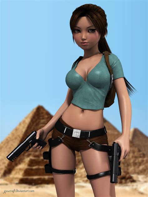 Lara Croft Toon Classic By Jpaucroft On Deviantart