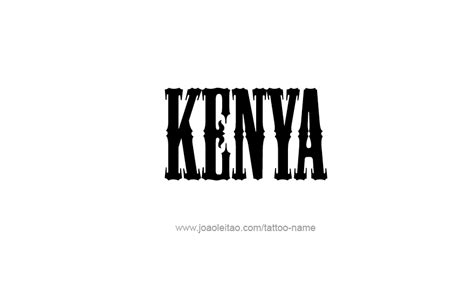 kenya  tattoo designs