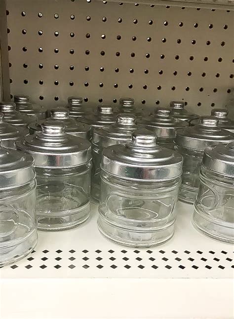 age inexpensive dollar tree storage jars
