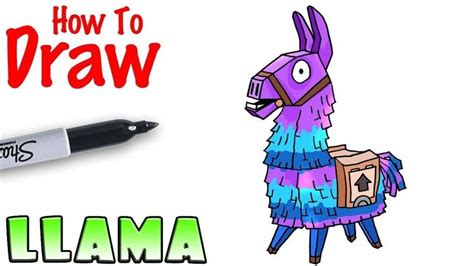 fortnite llama drawing fortnite llama coloring page llama drawing