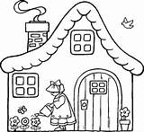 Coloring Pages Cottage Printable Colouring Miscellaneous Printablecoloringpages sketch template
