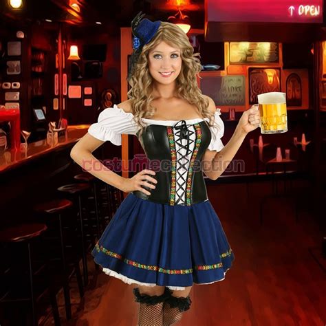 adult german costume corset oktoberfest maid outfit