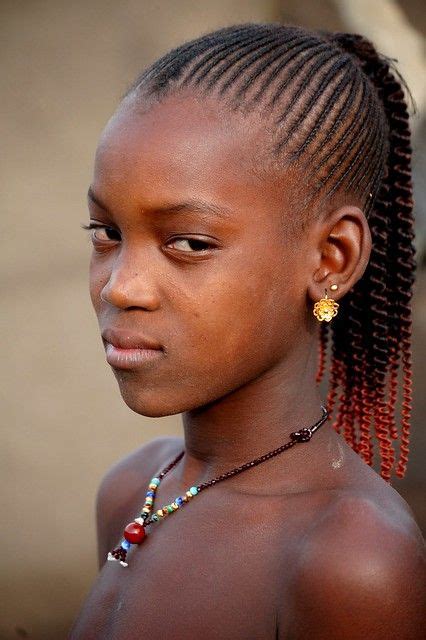 little african girl tribal