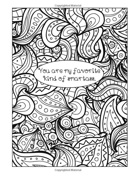 quote inappropriate coloring pages  adults
