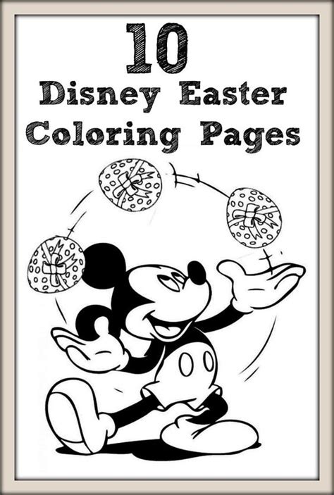 disney easter easter coloring pages  coloring pages  pinterest