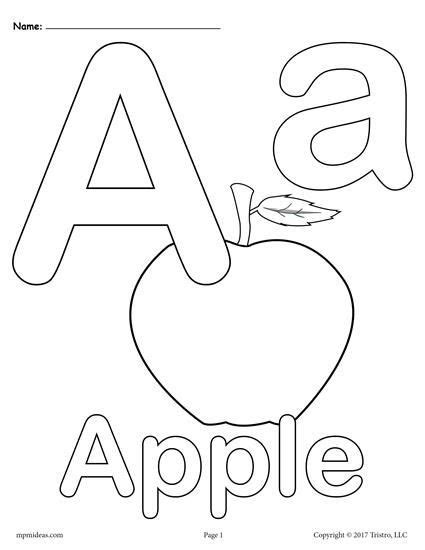 letter  coloring pages  printable alphabet coloring pages