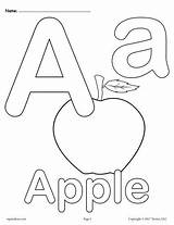 Coloring Letter Pages Alphabet Printable Aa Preschool Upper Letters Worksheets Sheets Colouring Abc Kids Activities Color Lowercase Toddlers Lower Supplyme sketch template