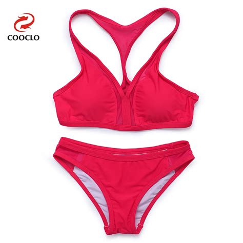 Buy Cooclo 2018 Bikini Set Sexy Women Swimsuit Solid