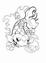 Coloring Pages Tattoo Tattoos Fish Coy Rose Dragon Color Printable Popular Online Designs Skull Own Getdrawings Getcolorings Pag Colorings Kids sketch template