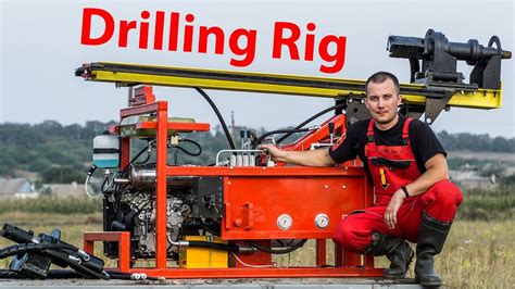 portable hydraulic water  drilling rig youtube