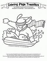 Coloring Snow Buddies Pages Dog Tuesday Comments Dulemba sketch template
