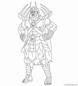 Mortal Kombat Shao Kahn Coloring Pages Coloring4free Scorpion Jade Related Posts sketch template