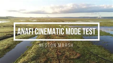 parrot anafi cinematic mode test youtube