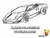 Lamborghini Coloring Countach Pages Cars Lambo Relentless Rich Lamborgini Book Car Kids sketch template