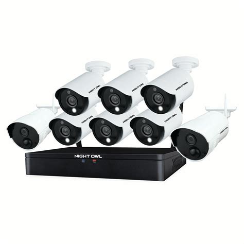 night owl p hd  channel security system    p wired   p wireless cameras