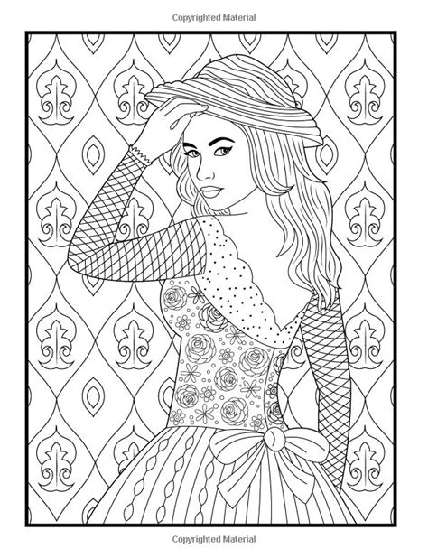 642 best coloriages girly images on pinterest coloring books coloring pages and vintage