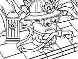 Minion Coloring Pages Evil Getcolorings Color Getdrawings sketch template