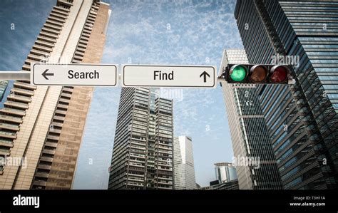 street sign find  search stock photo alamy
