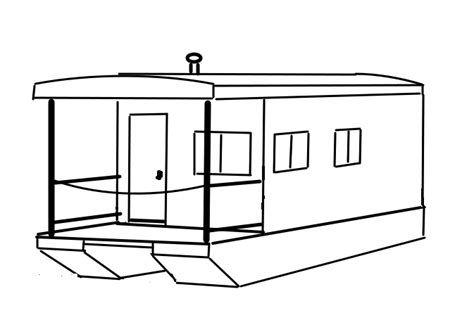 houseboat drawing    clipartmag