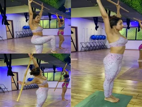 malaika arora performs danda yoga   instagram post check amazing