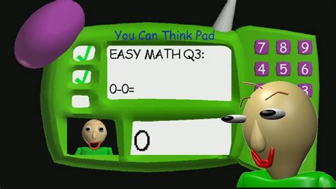 Baldi S Basics Easy Math Youtube