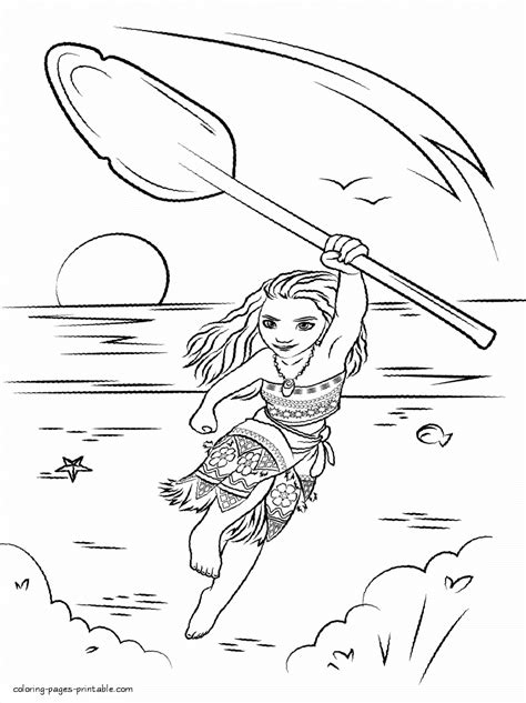 princess moana coloring pages coloring pages printablecom