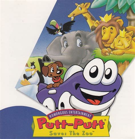 putt putt saves  zoo  box cover art mobygames