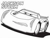 Cars Coloring Pages Storm Print Cartoon sketch template