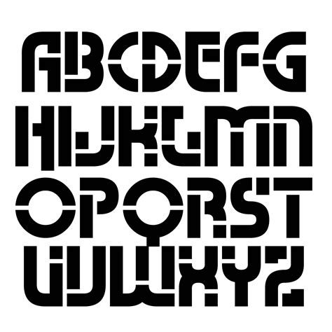 cool block letter font