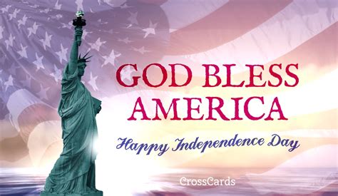 god bless america ecard  independence day cards