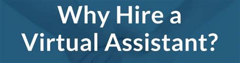 Why Hire A Virtual Assistant Revstaffing