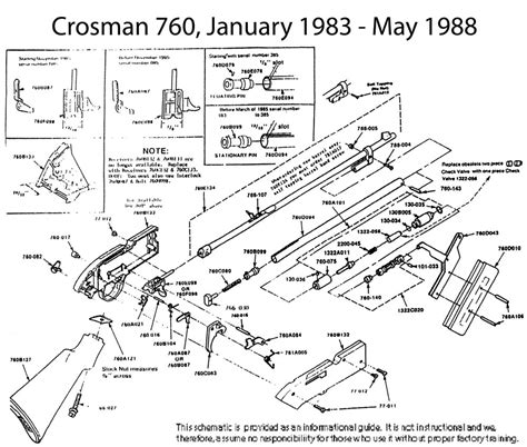 crosman pumpmaster  parts list  reviewmotorsco