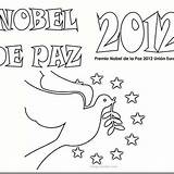 Nobel Colorear Premios sketch template