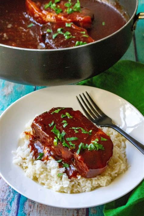 Slow Cooker Honey Garlic Pork Chops A Wicked Whisk