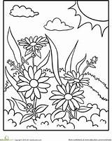 Outdoor Coloring Pages Scene Getcolorings Printable Color Getdrawings sketch template