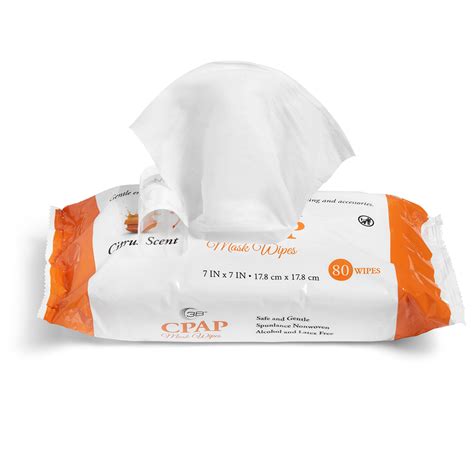 cpap mask wipes citrus  wipes  pack wc