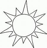 Sonne Ausmalbild Frühling sketch template