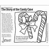 Christmas Cane Candy Story Coloring Sheets Poem Sunday School Kids Sheet Canes Printables Activities Preschool Crafts Children Other Poinsettia Church sketch template