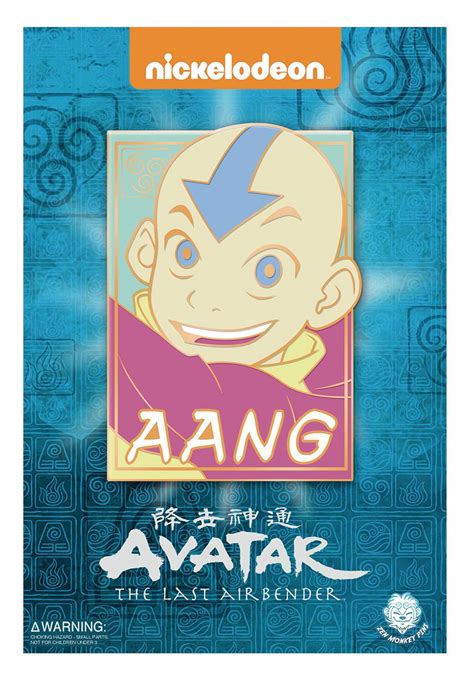 Jun198380 Avatar Last Airbender Pastel Aang Pin