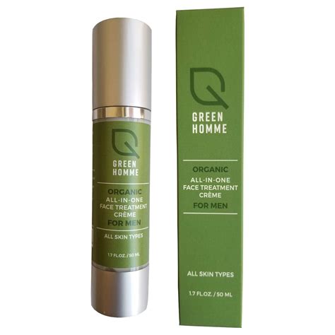 facial moisturizer  men organic  natural ingredients sensitive dry oily skin