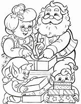 Santa Coloring Claus Pages Kids Getcolorings Color sketch template