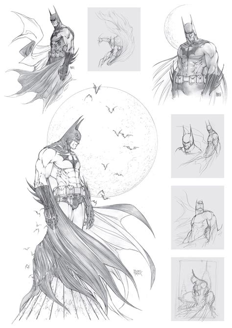 michael turner sketch book  heroic years batman art comic books illustration art drawings