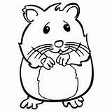 Hamster Coloring Pages Color Printable Cute Pet Hamsters Nervous Kids Print Sheets Draw Choose Board Af Pets sketch template