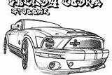 Mustang Coloring Pages Ford Shelby Gt Cobra Car Color 1969 Boss Fastback Coupe Place Tocolor Template sketch template