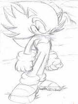 Shadic Hyper Hedgehog Coloring Pages Deviantart Sonic Template 2007 Sketch sketch template