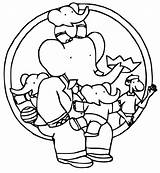 Babar Coloring Pages Kids Print Color Justcolor sketch template