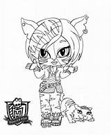 Monster High Baby Coloring Pages Books sketch template